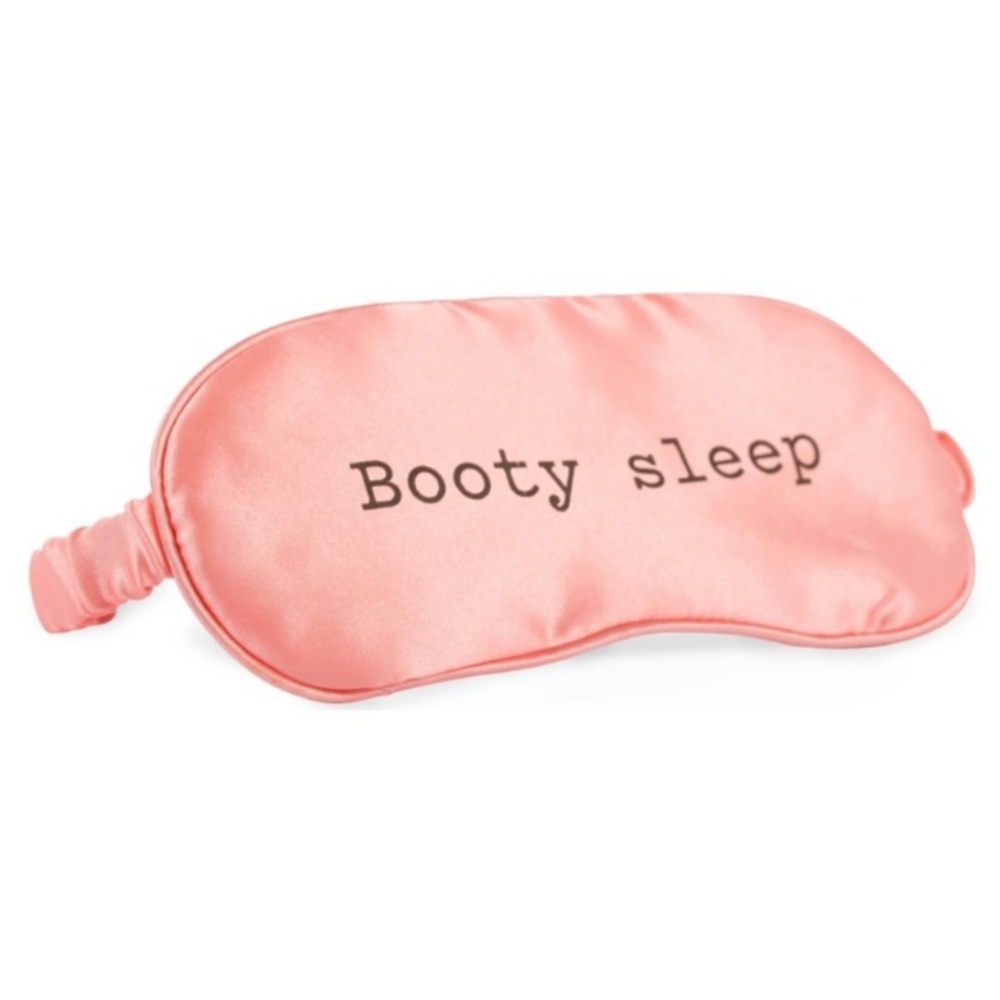 FRANK BODY Booty Sleep Pink Satin Sleep Eye Mask Reversible NIP